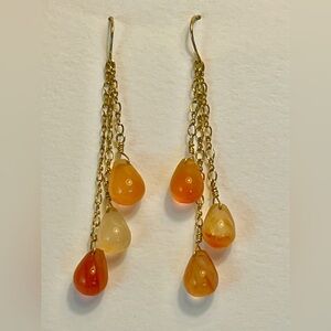 💯 Authentic Adventurine Dangle Earrings